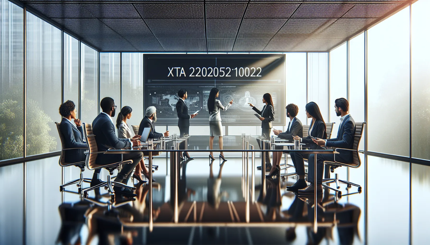 diverse team discussing technology challenges in a modern office.