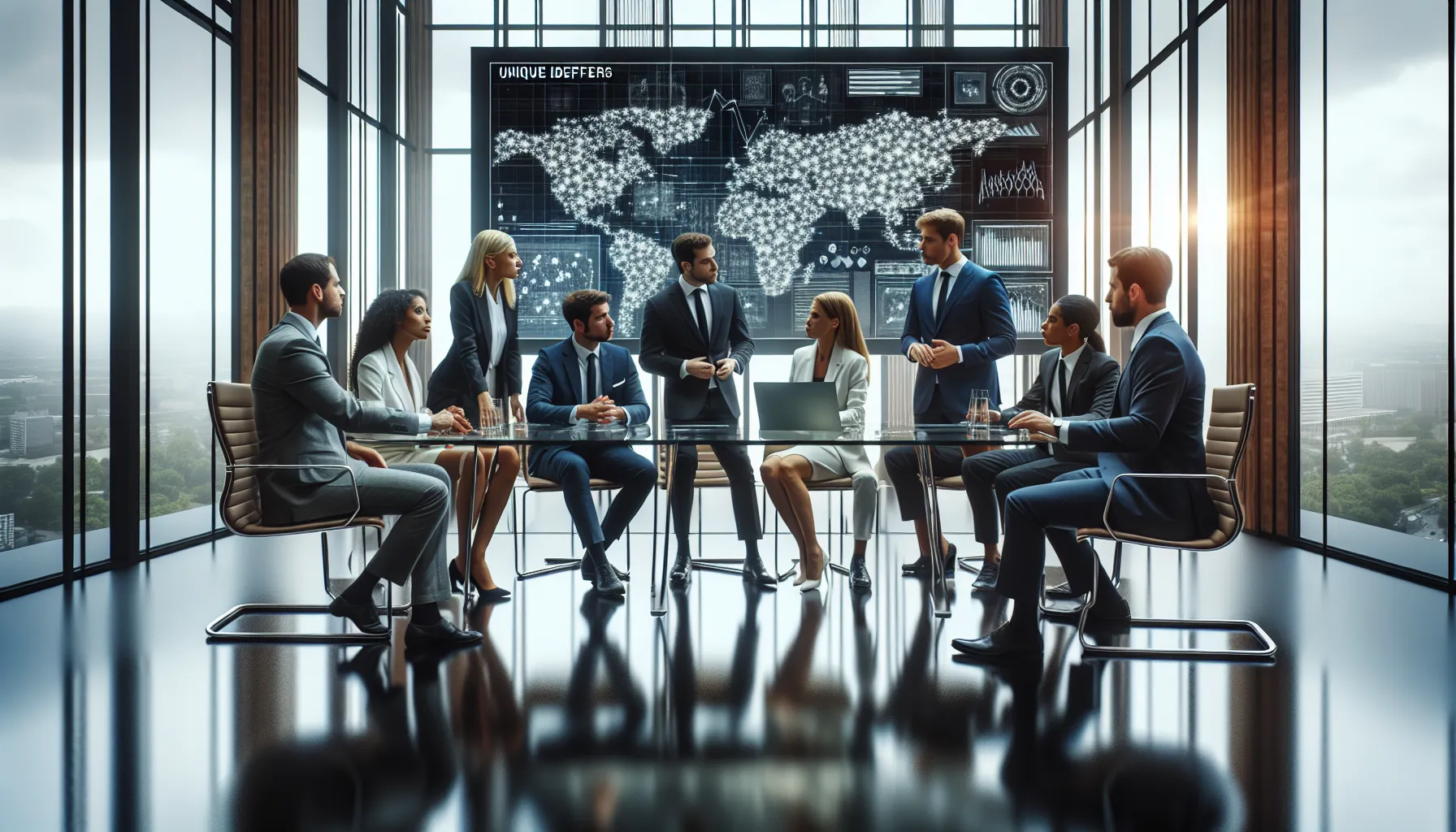 diverse cybersecurity team discussing unique identifier challenges.