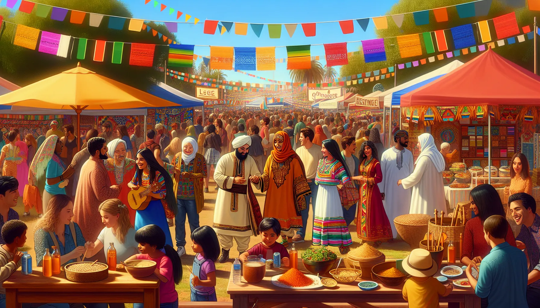 community celebration featuring diverse individuals expressing Qpibandee culture.