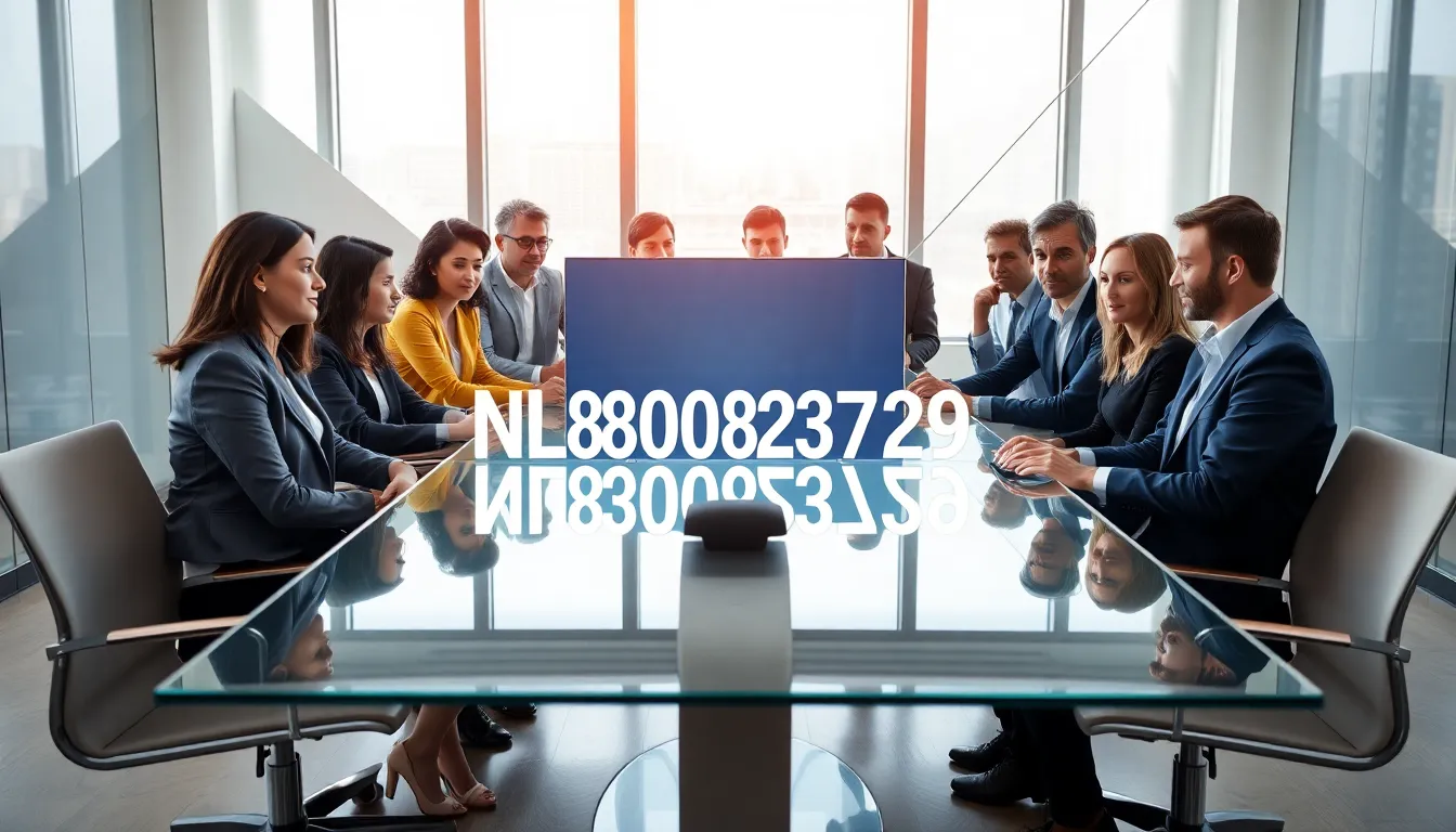 professionals discussing NL82INGB0008237239 in a modern office