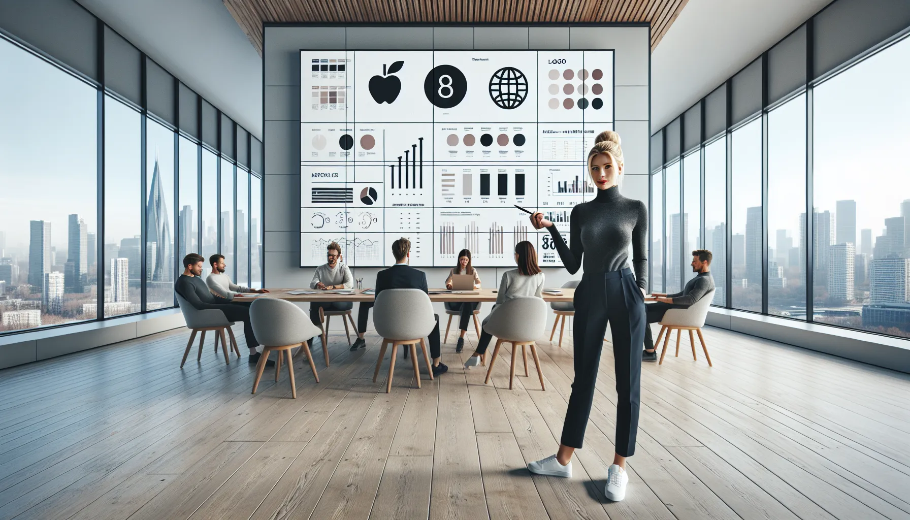 Norwegian design team presenting a successful smb rebranding with growth metrics.