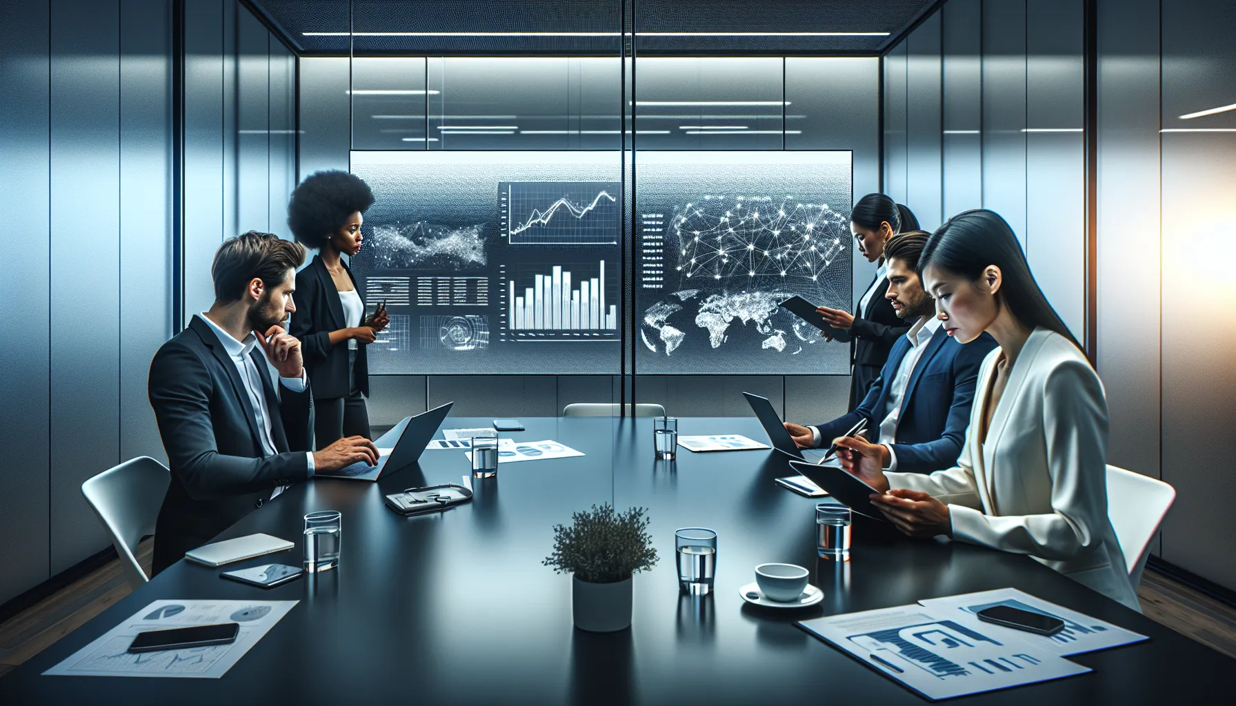 diverse team discussing potential meanings of a significant number.