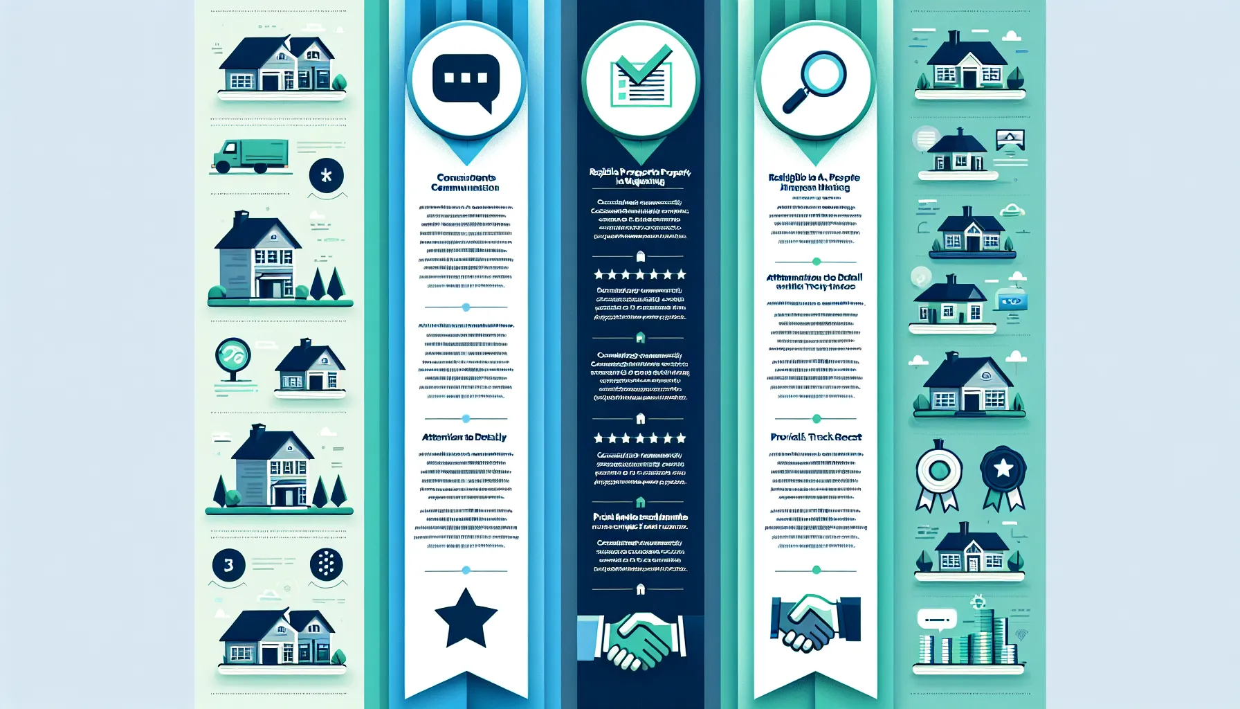 Comparison of top qualities in reliable property managers.