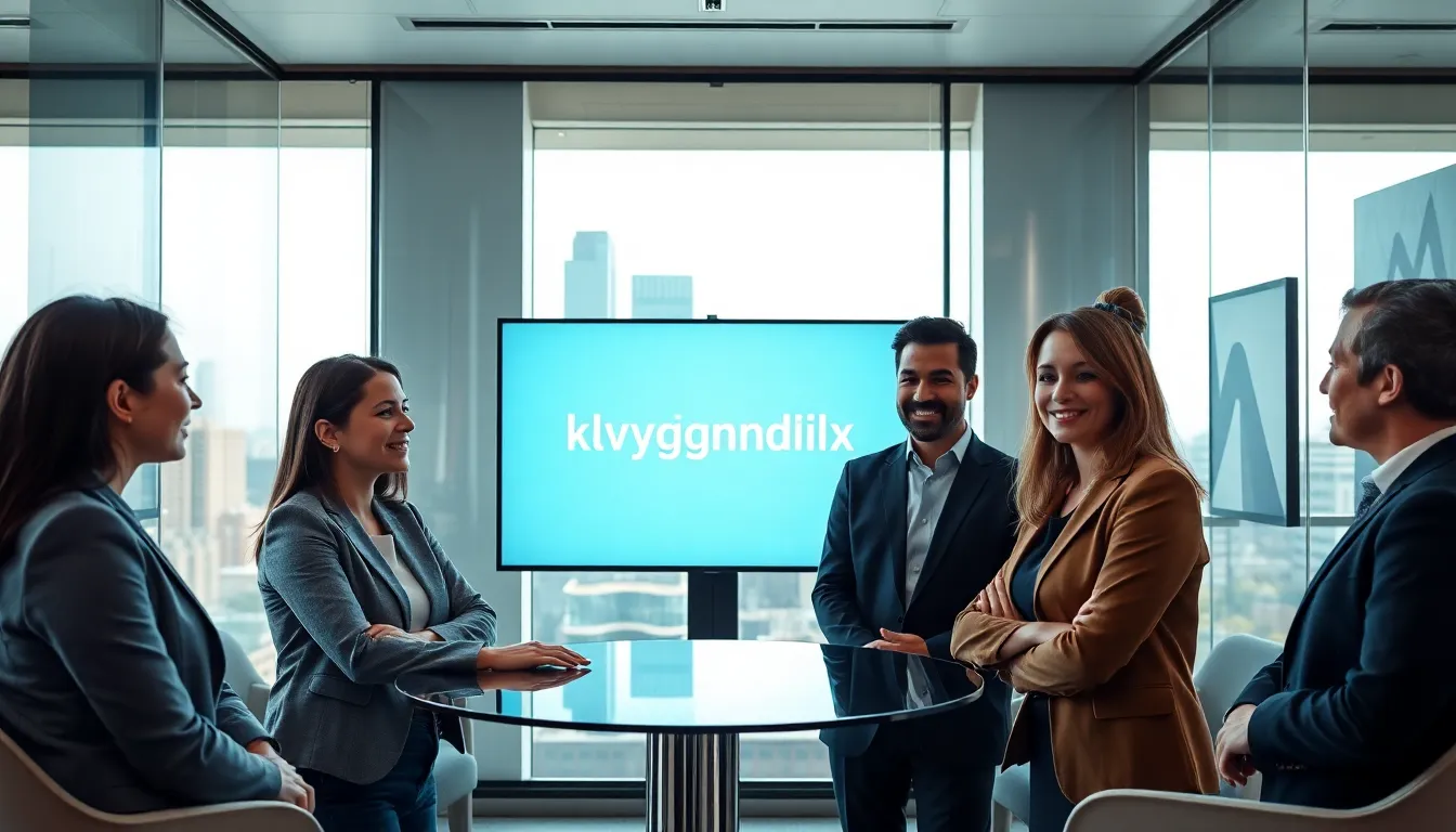 diverse team discussing the origins of a term in a modern conference room.