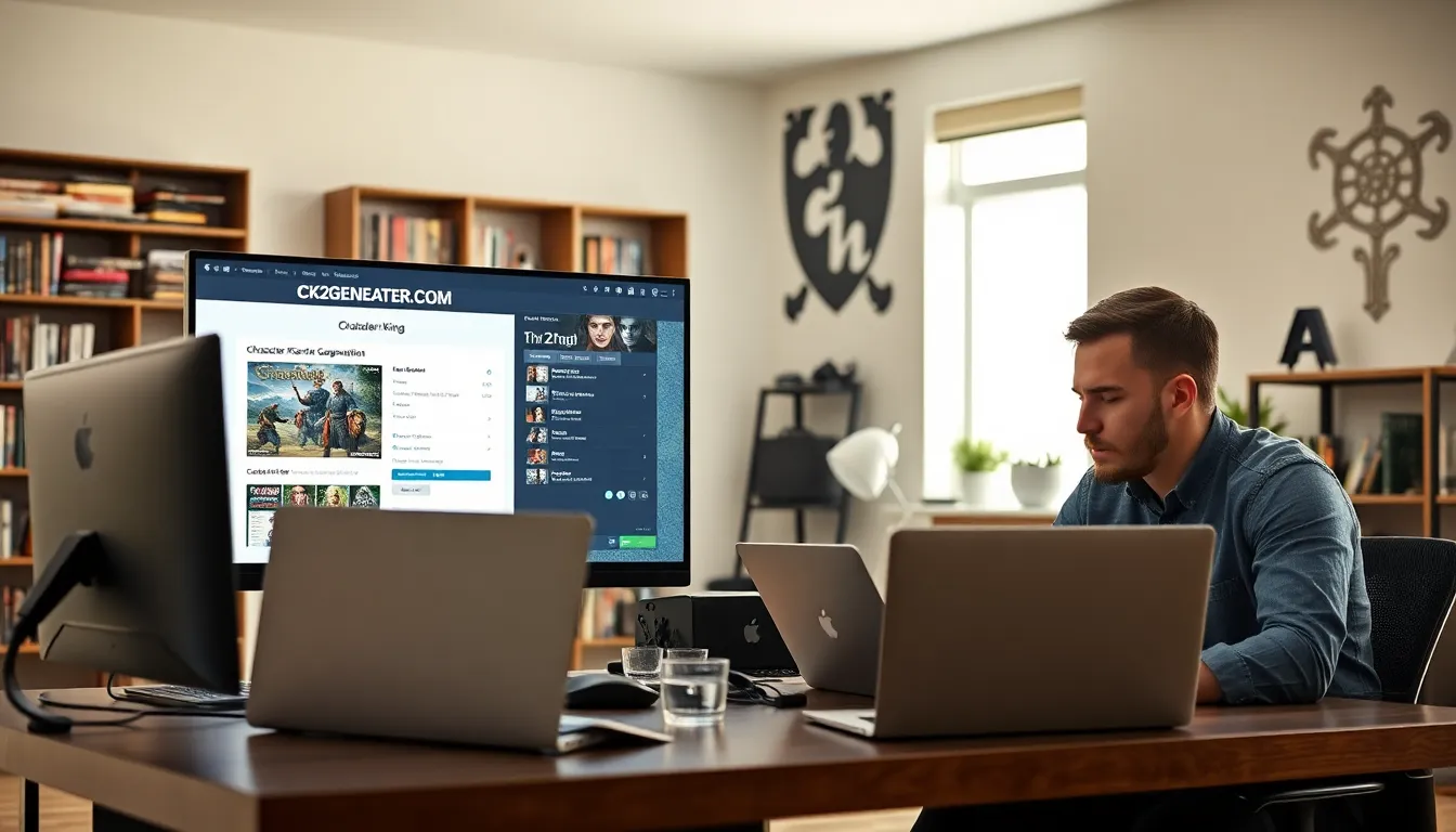 diverse team collaborating in a modern gaming workspace.