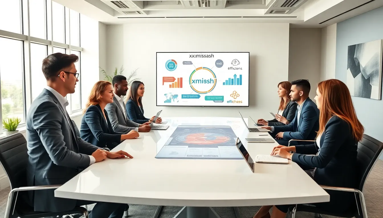 diverse professionals collaborating in a modern office setting.