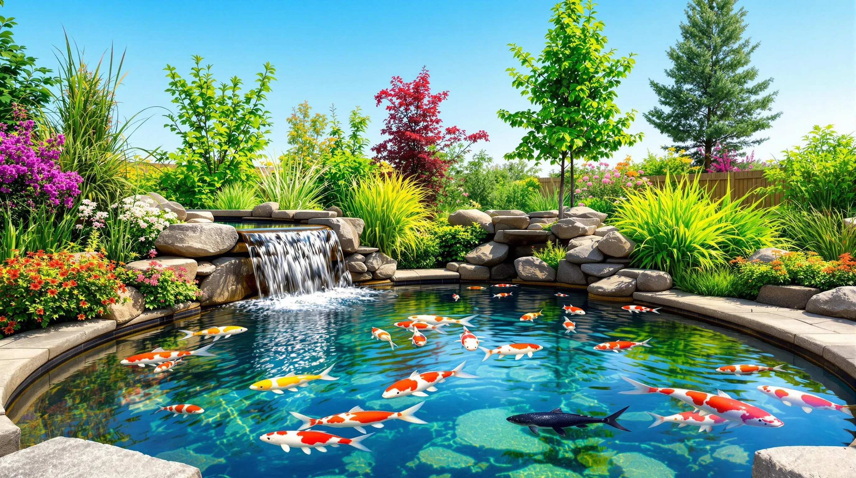 15 Stunning Koi Pond Ideas to Transform Your Backyard into a Peaceful Oasis 3 WGT uk6GAkwmQOOE2jqyP49OMPHeTq0c