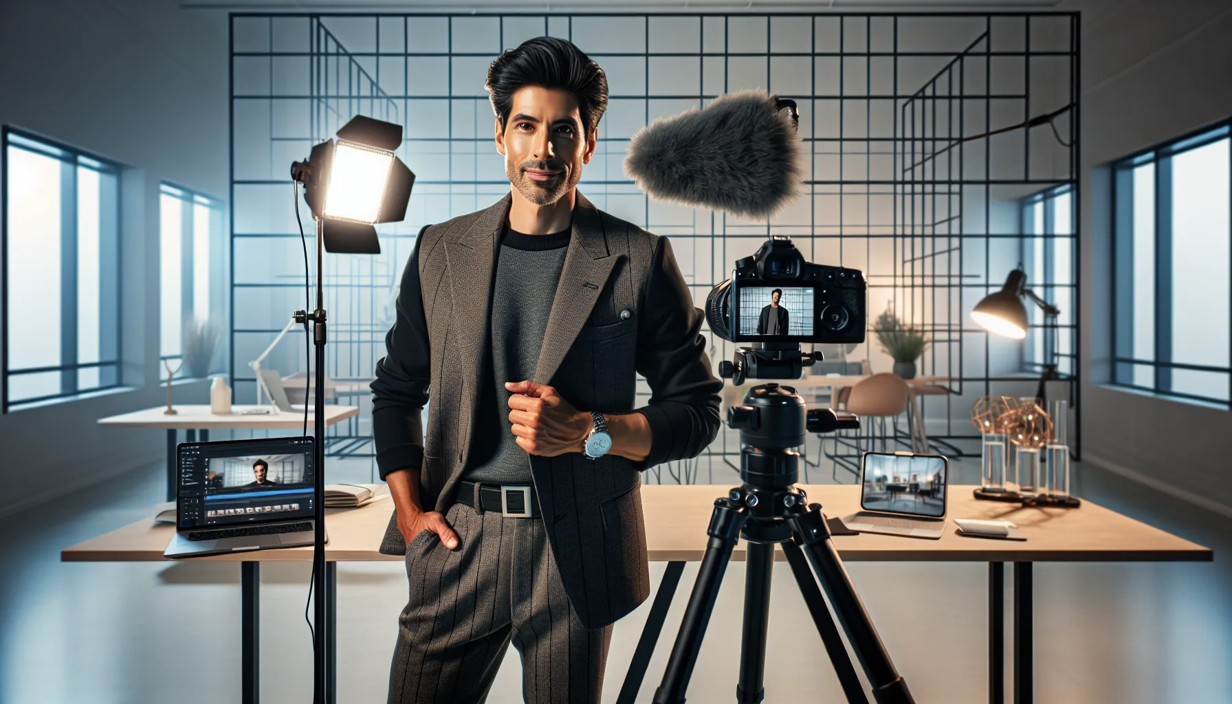 Lynnrob1234 creating content in a modern workspace.