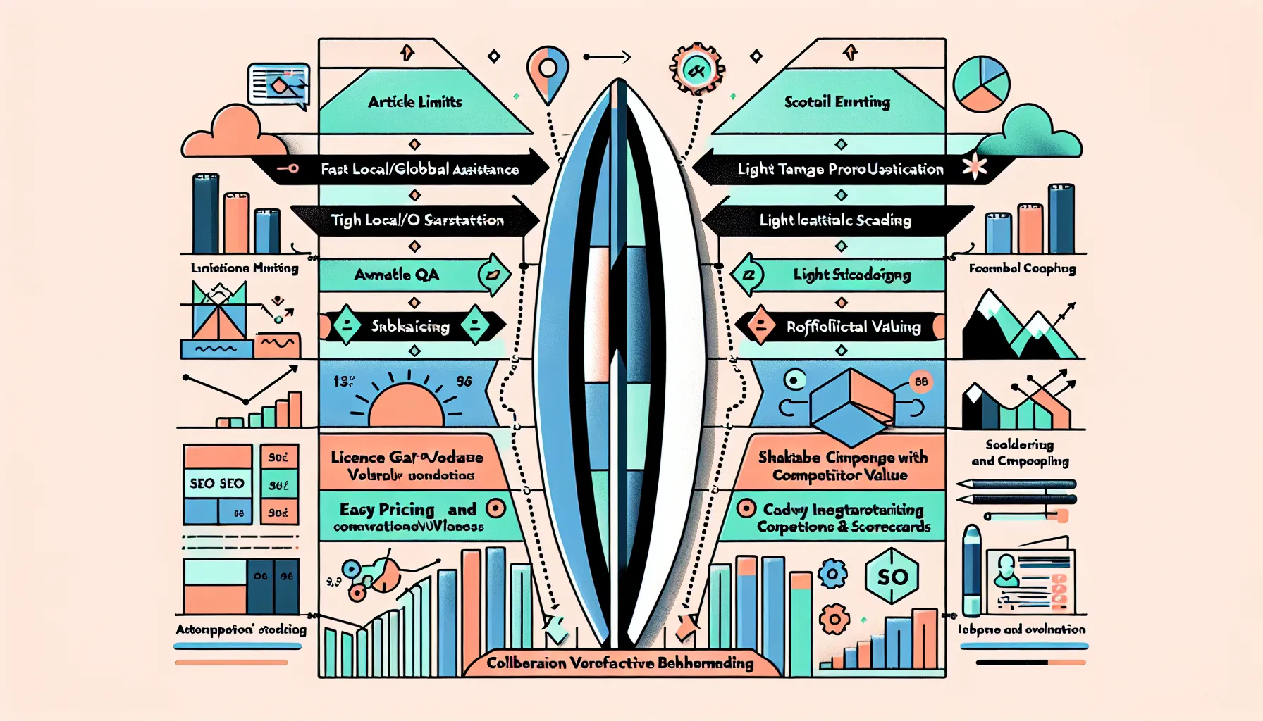 Comparison of Surfer SEO limits and UK-focused alternative features.