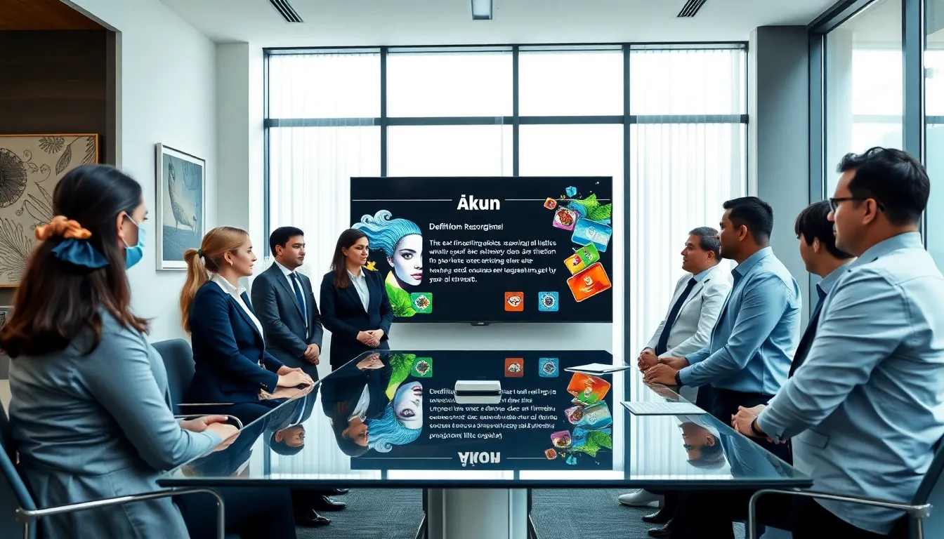 diverse professionals discussing the concept of Ищщлын in a modern setting.