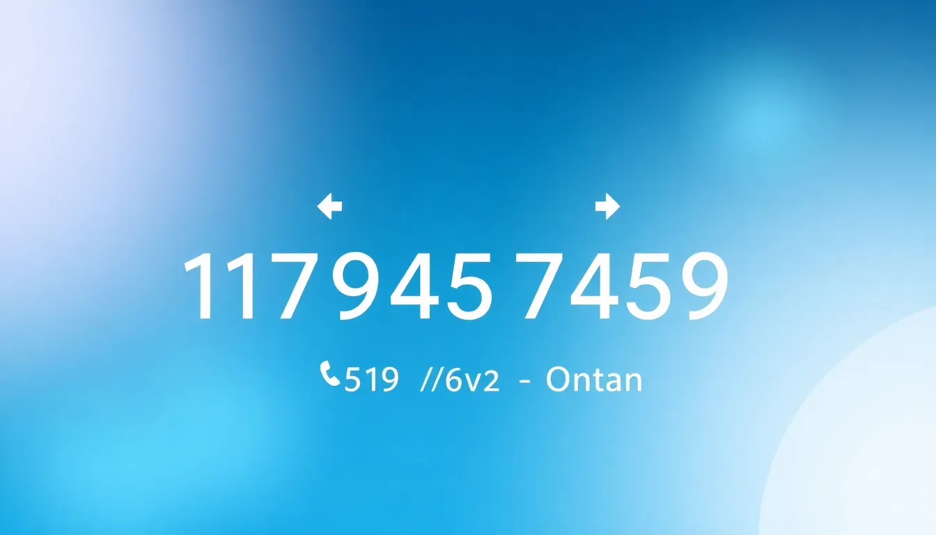 visual representation of the phone number structure with focus on the US and Canada.