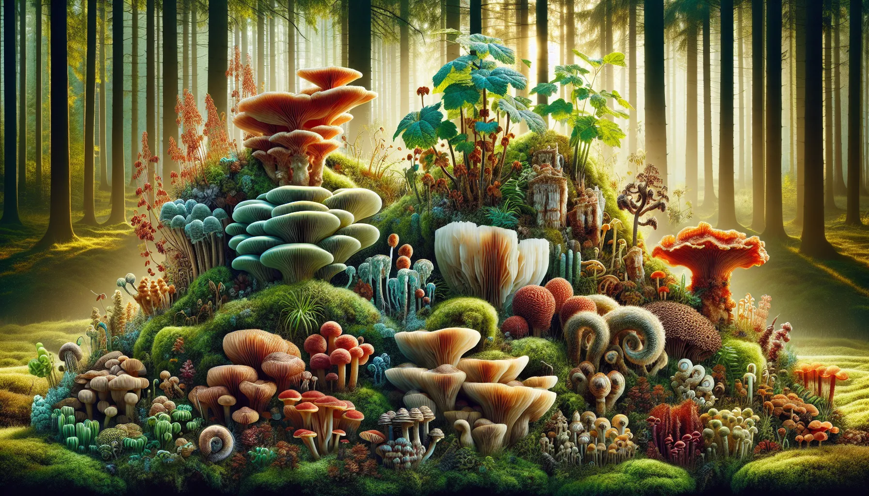 diverse potosterums in a lush natural environment.