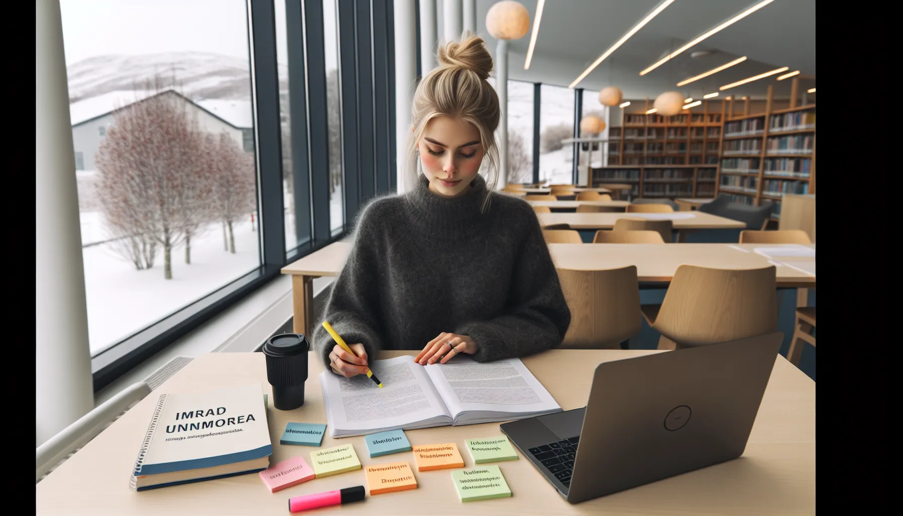 Hvordan strukturere en bachelor- eller masteroppgave 2 Norwegian student plans thesis structure with imrad and humanities outline.