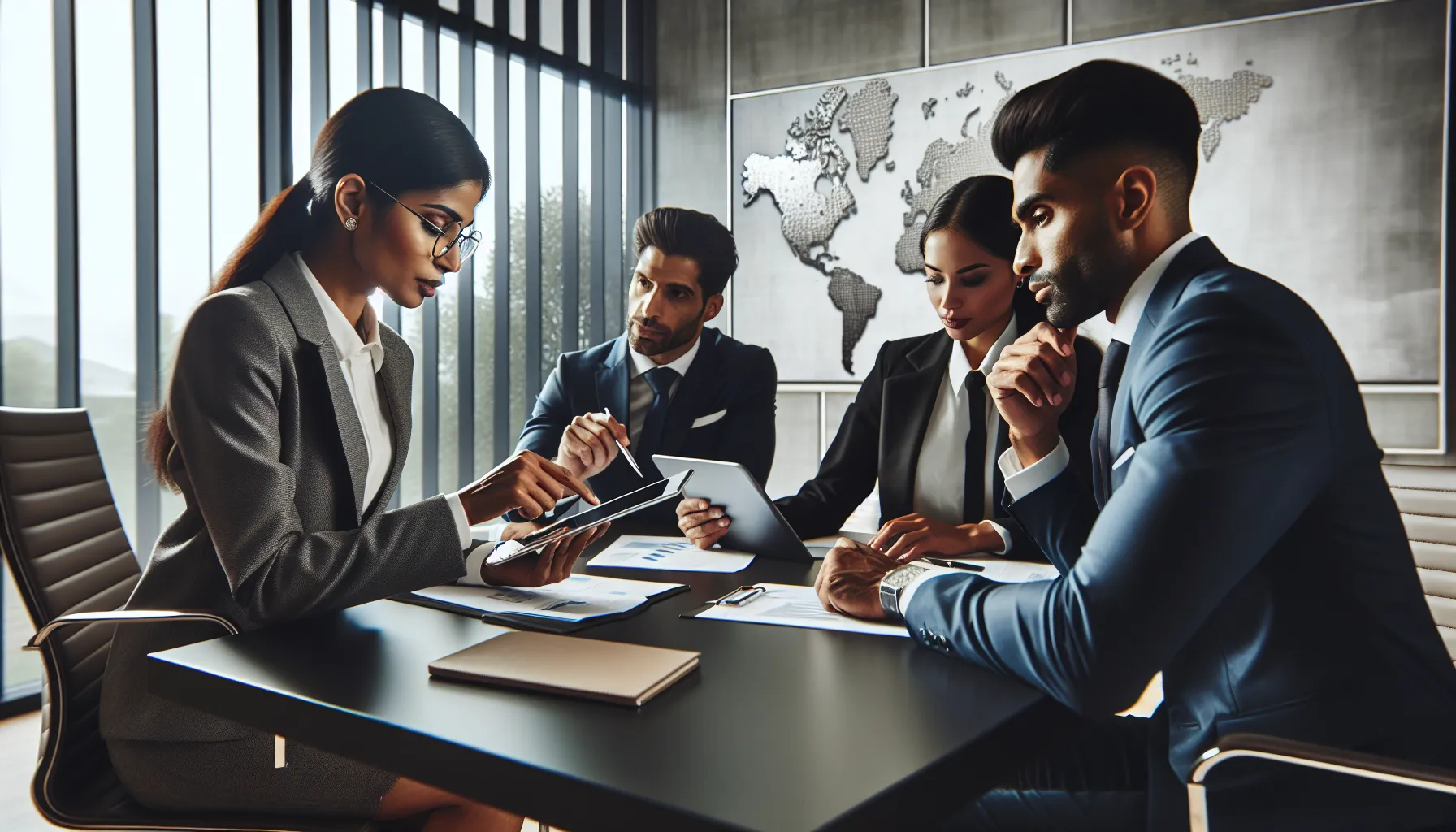 diverse team discussing the cultural significance of Leannebernda.