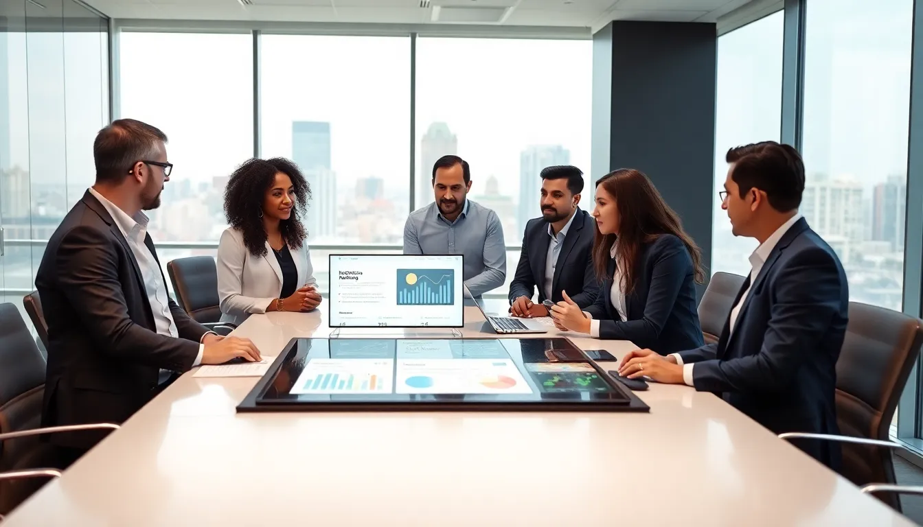 diverse team discussing Jtnowak9273 in a modern office.