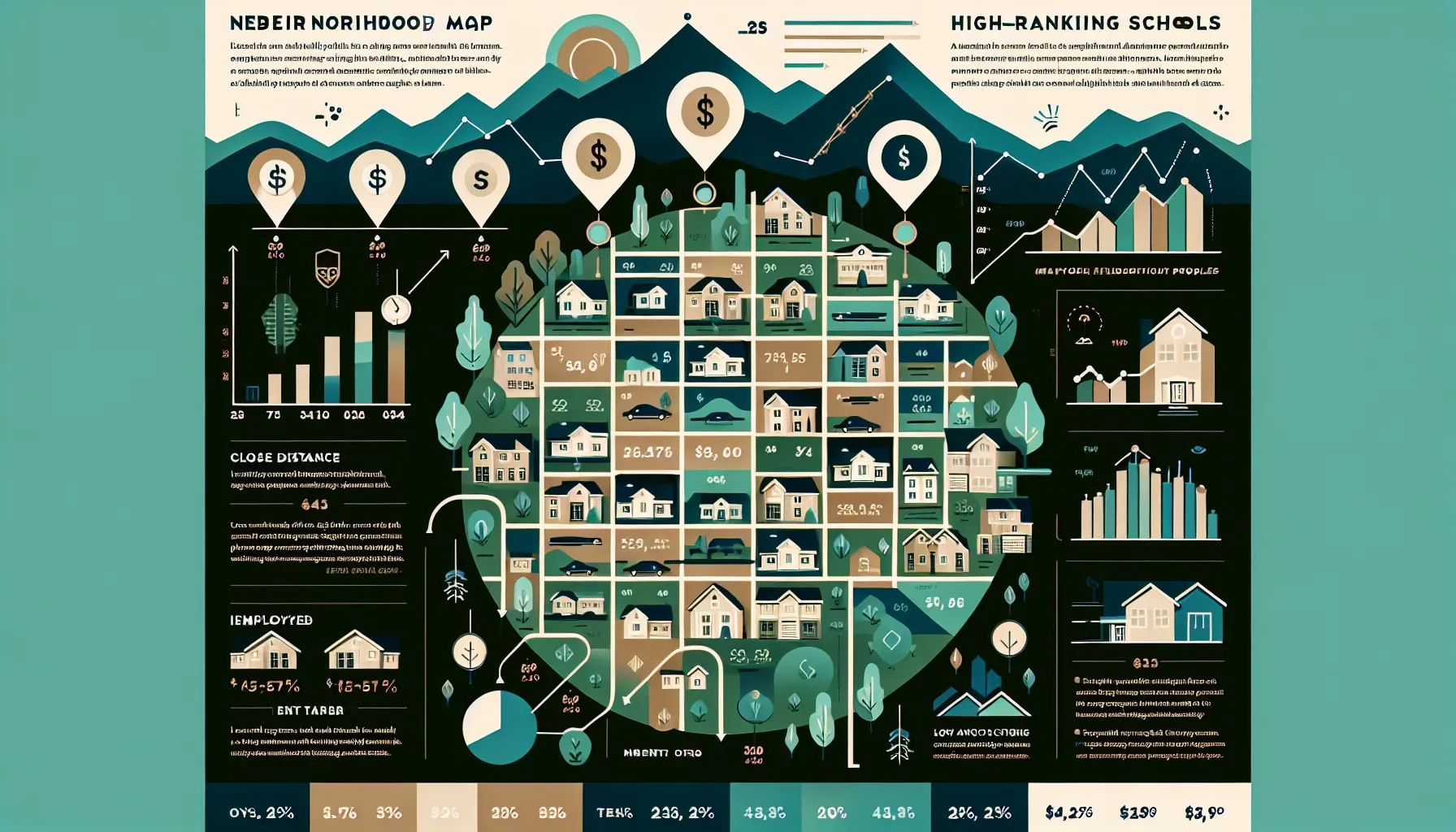 infographic showing key features of Orinda's rental market and renter profiles