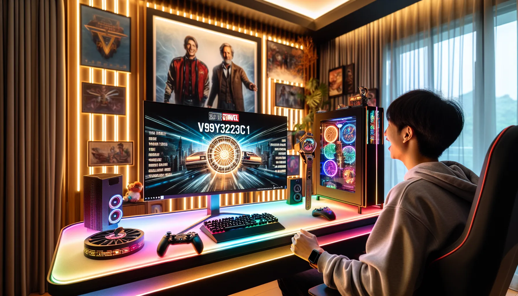 gamers discussing the *Chrono Trigger* patch in a modern gaming setup.