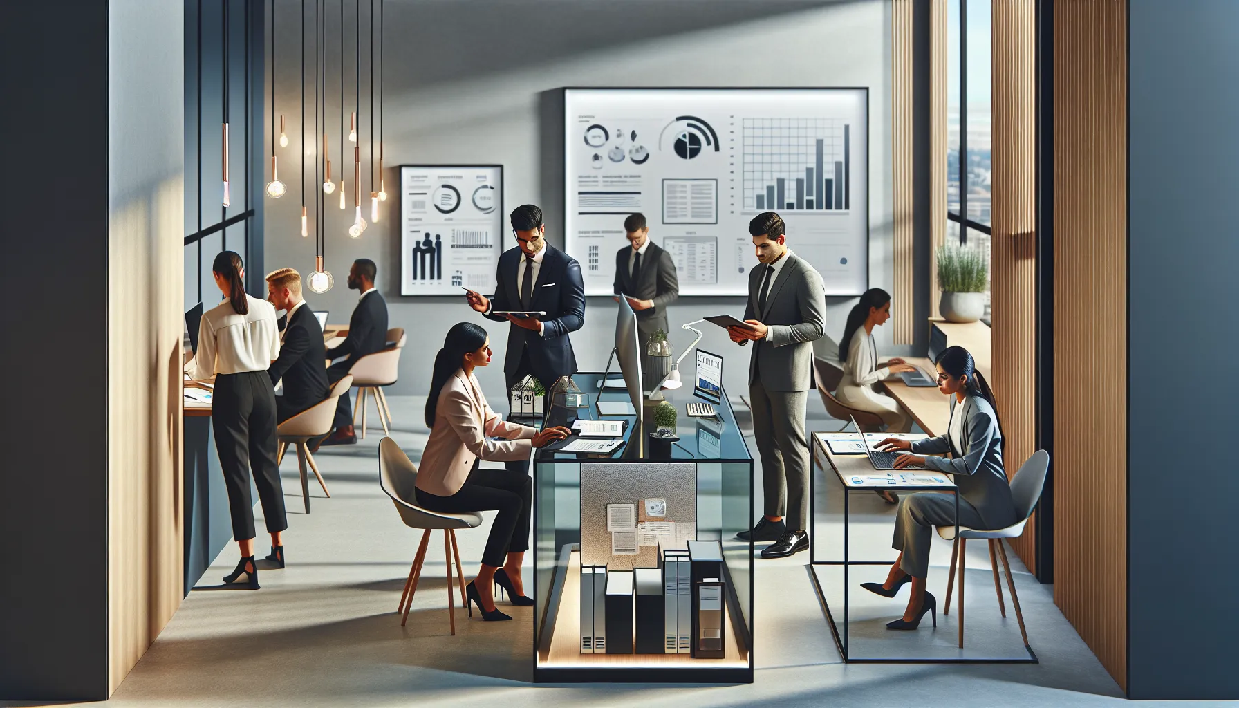 professionals using Appcloseadd in a modern office setting.