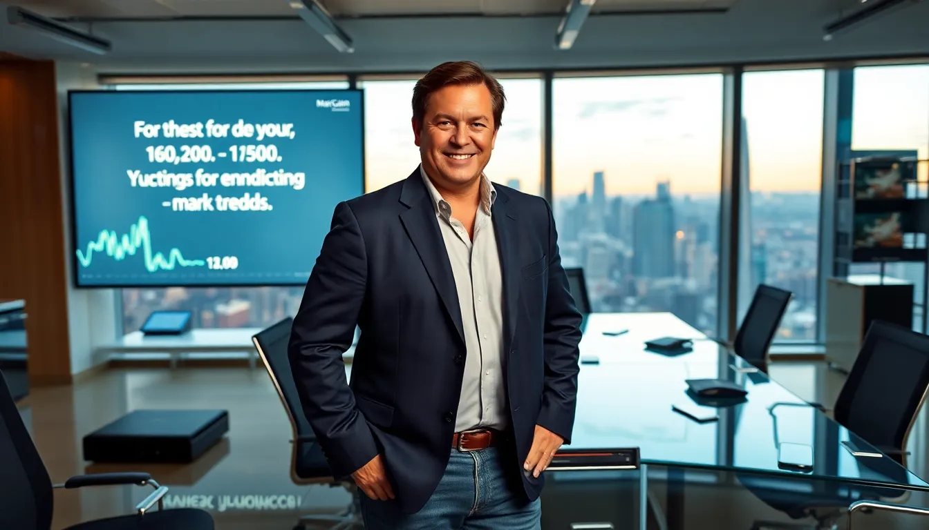 Mark Cuban in a modern office illustrating his entrepreneurial journey.