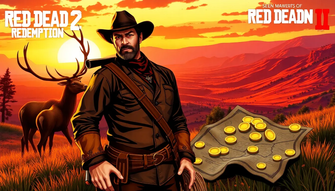 Arthur Morgan in nature, representing money-making opportunities in Red Dead Redemption 2.