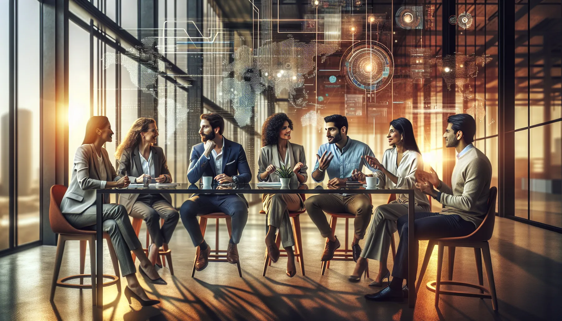 diverse professionals discussing the historical context of eringimgams.