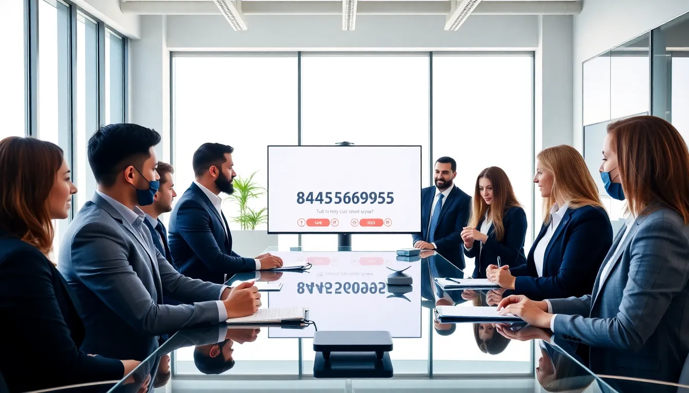 diverse team discussing customer service in a modern office.