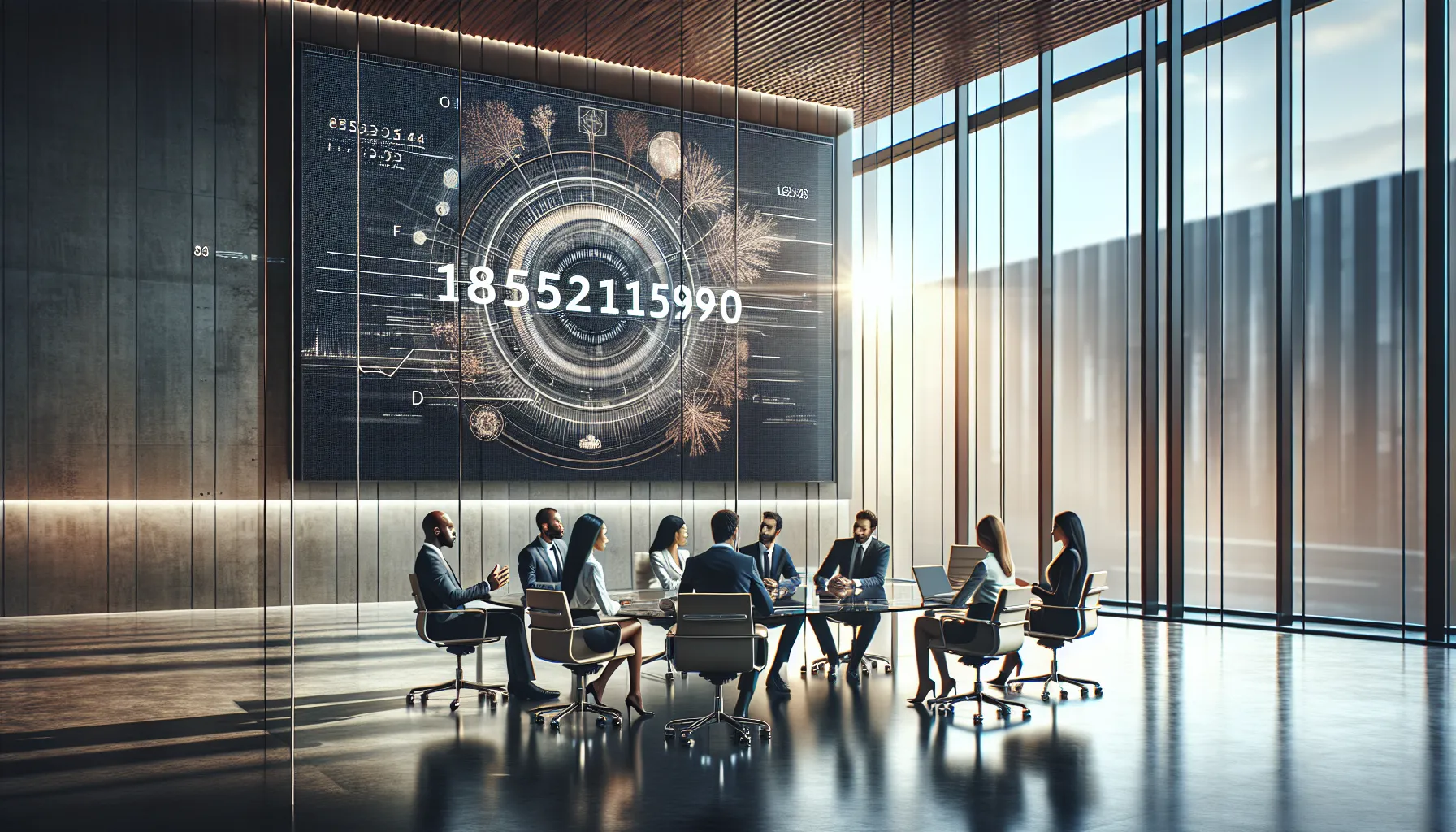 business professionals discussing the historical significance of 18552311590.