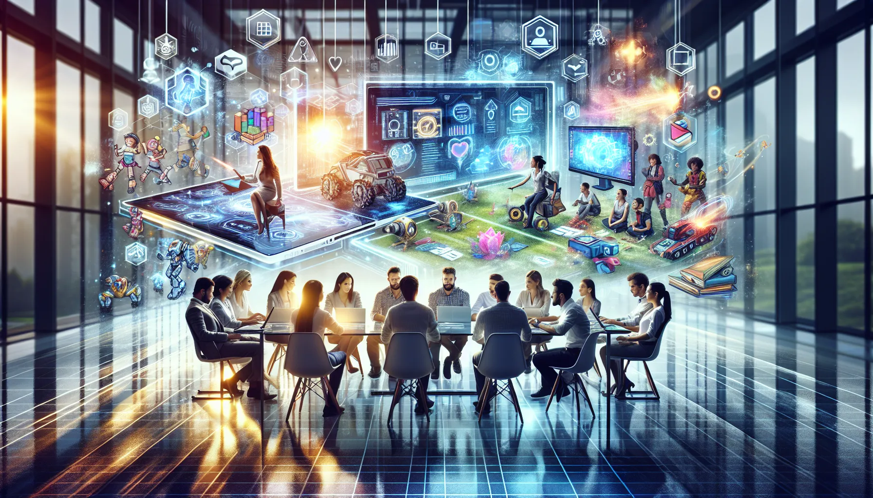 professional team discussing Jdbratcherp applications in a modern office.