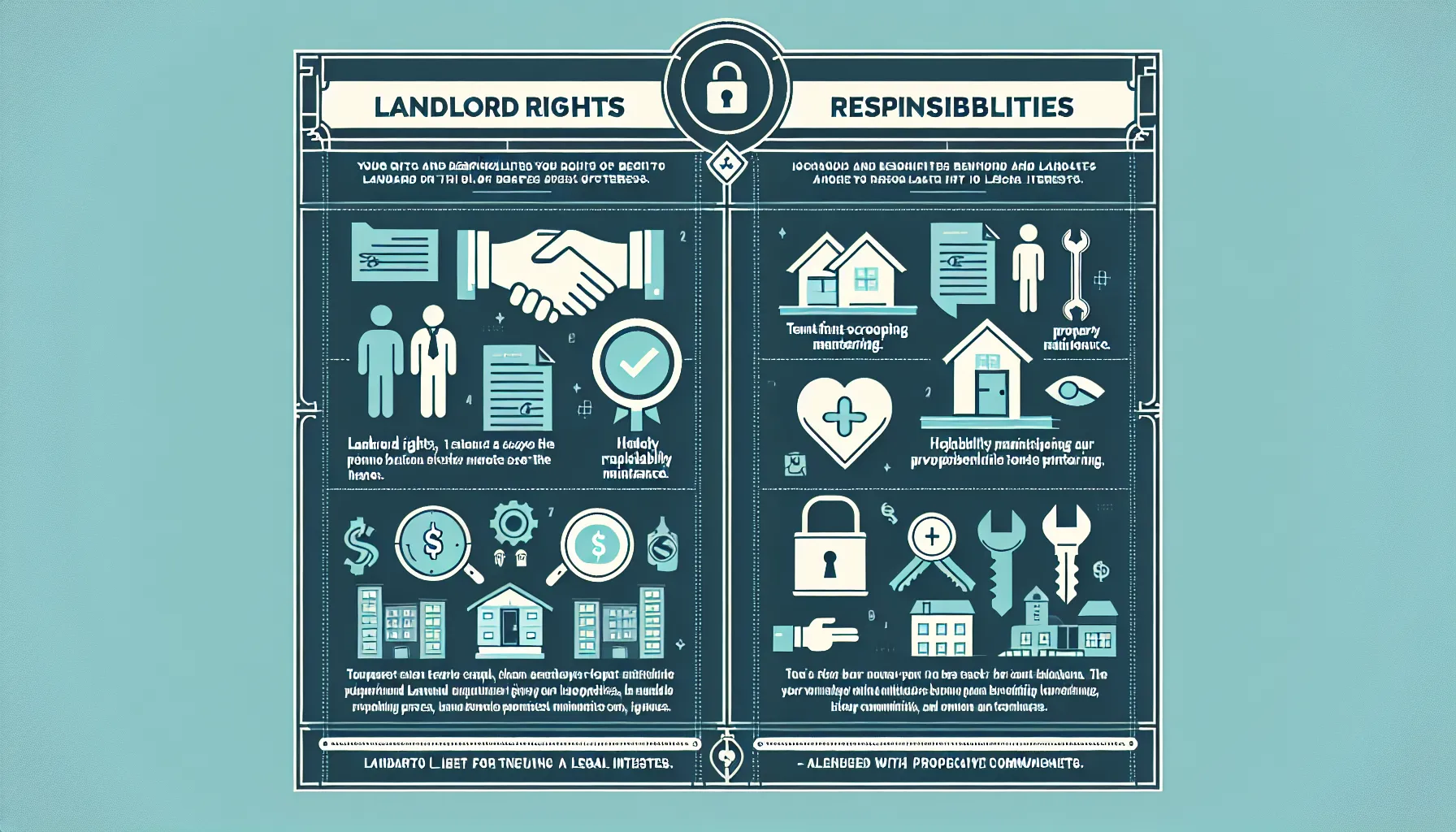 visual summary of landlord rights and responsibilities in Danville