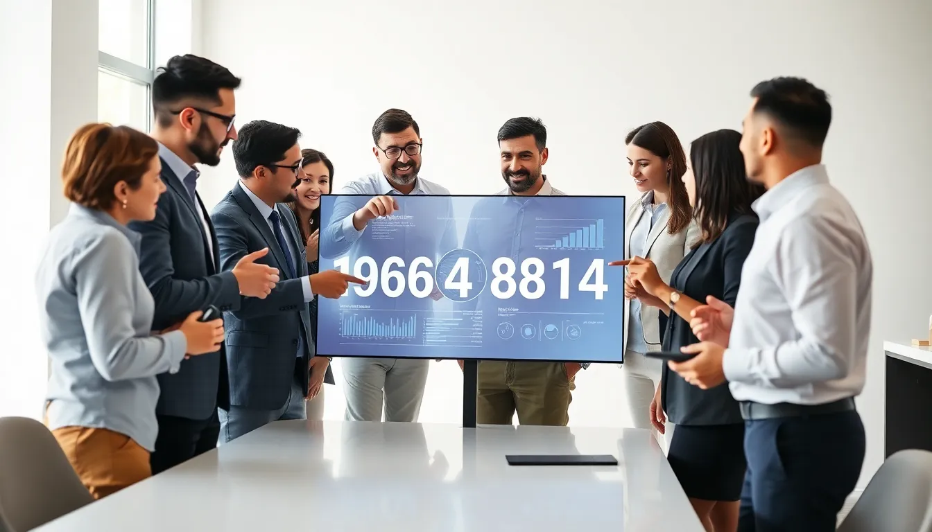 professionals discussing significance of 18664188154 in a modern office.