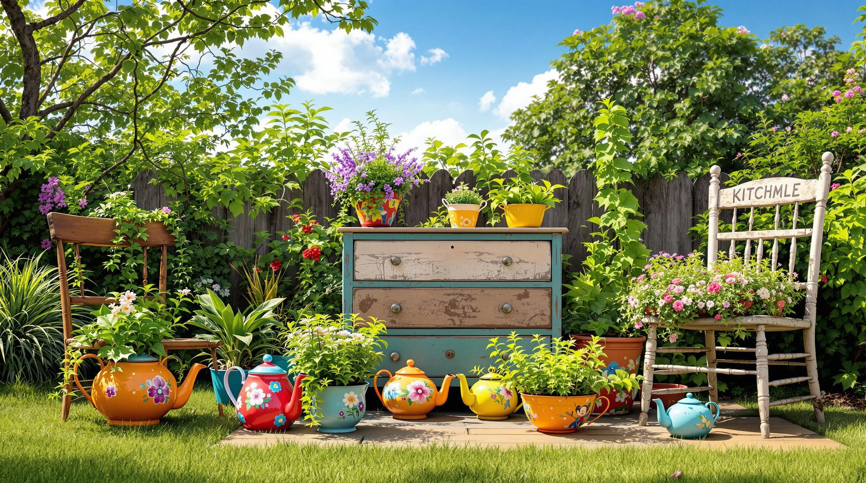 10 Brilliant Garden Ideas Using Recycled Materials to Transform Your Outdoor Space 5 ZhUmPhQprJtl8LNY2RnOh3uRKuPAECCO