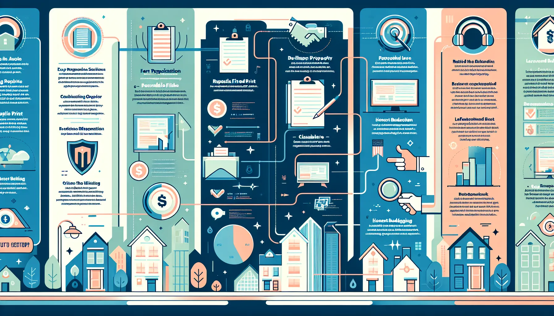 Steps to navigate affordable property help in Lafayette, USA.