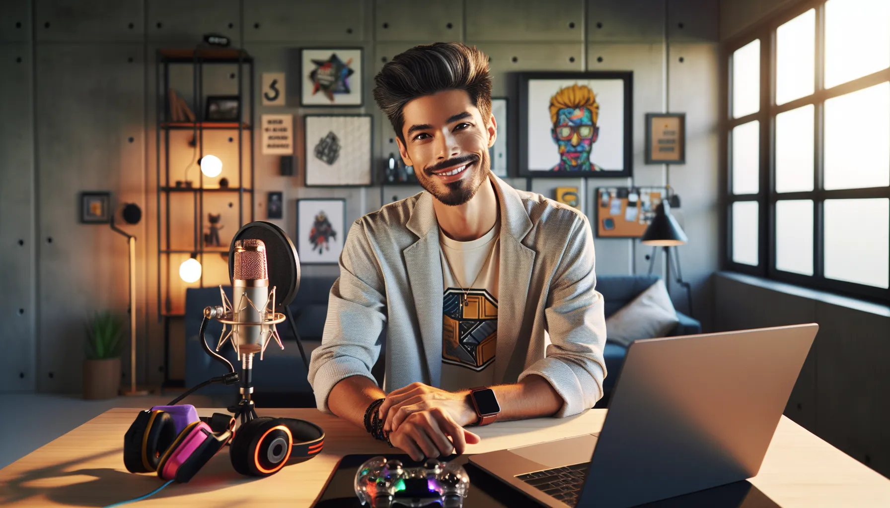 content creator Daryl0671 in a modern workspace.