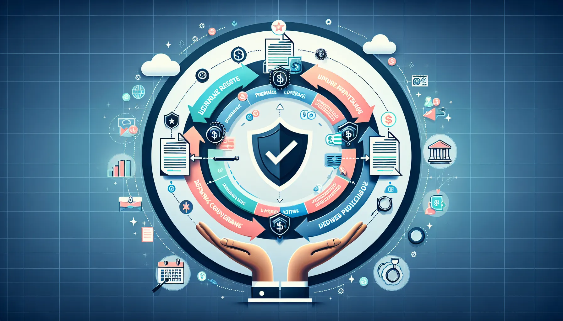 diagram showing how insurance resets before a policy ends