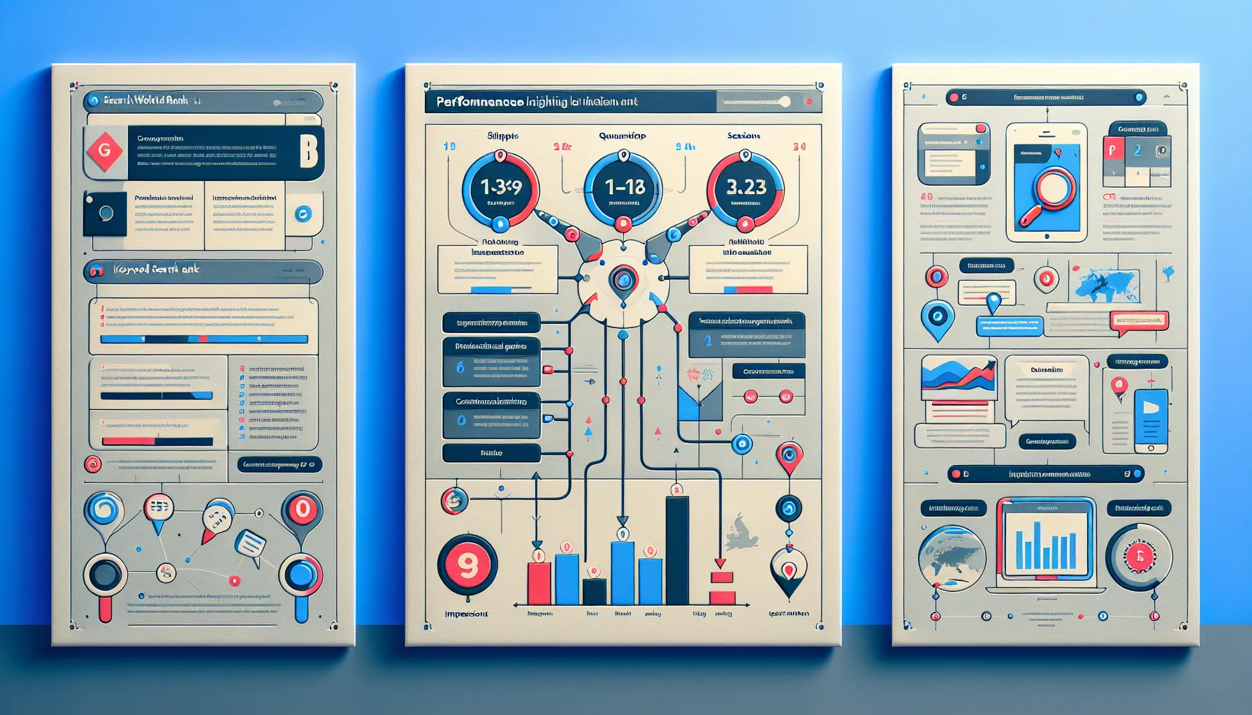 Infographic shows Google keyword rank, SERP features, metrics funnel, and UK intent.