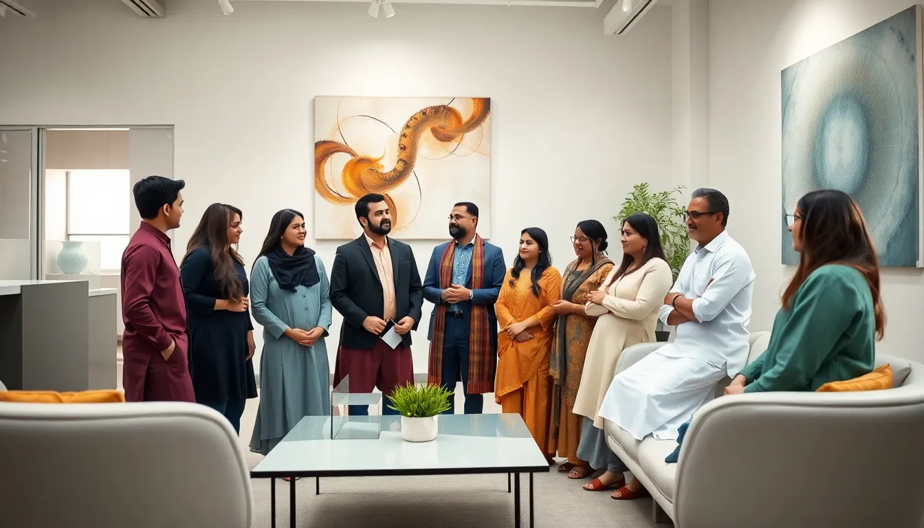diverse professionals discussing the principles of Itslamss in a modern workspace.