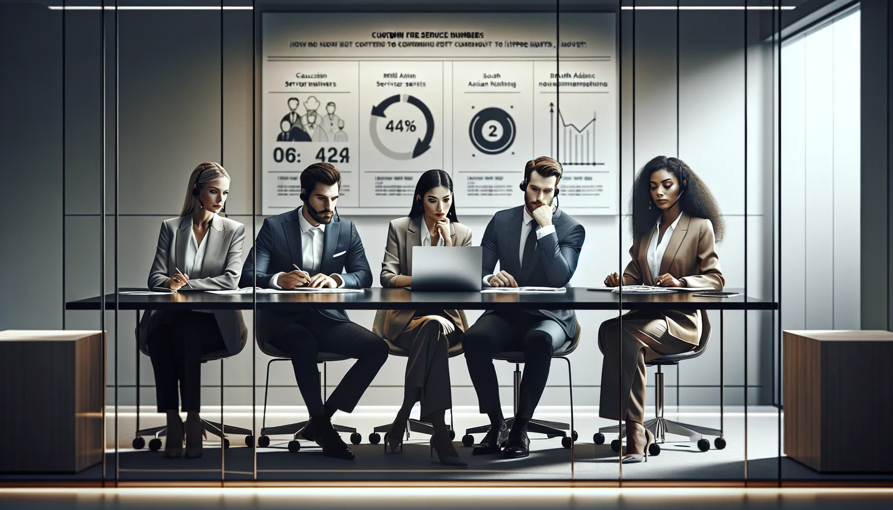 diverse team discussing toll-free number misconceptions in a modern office.