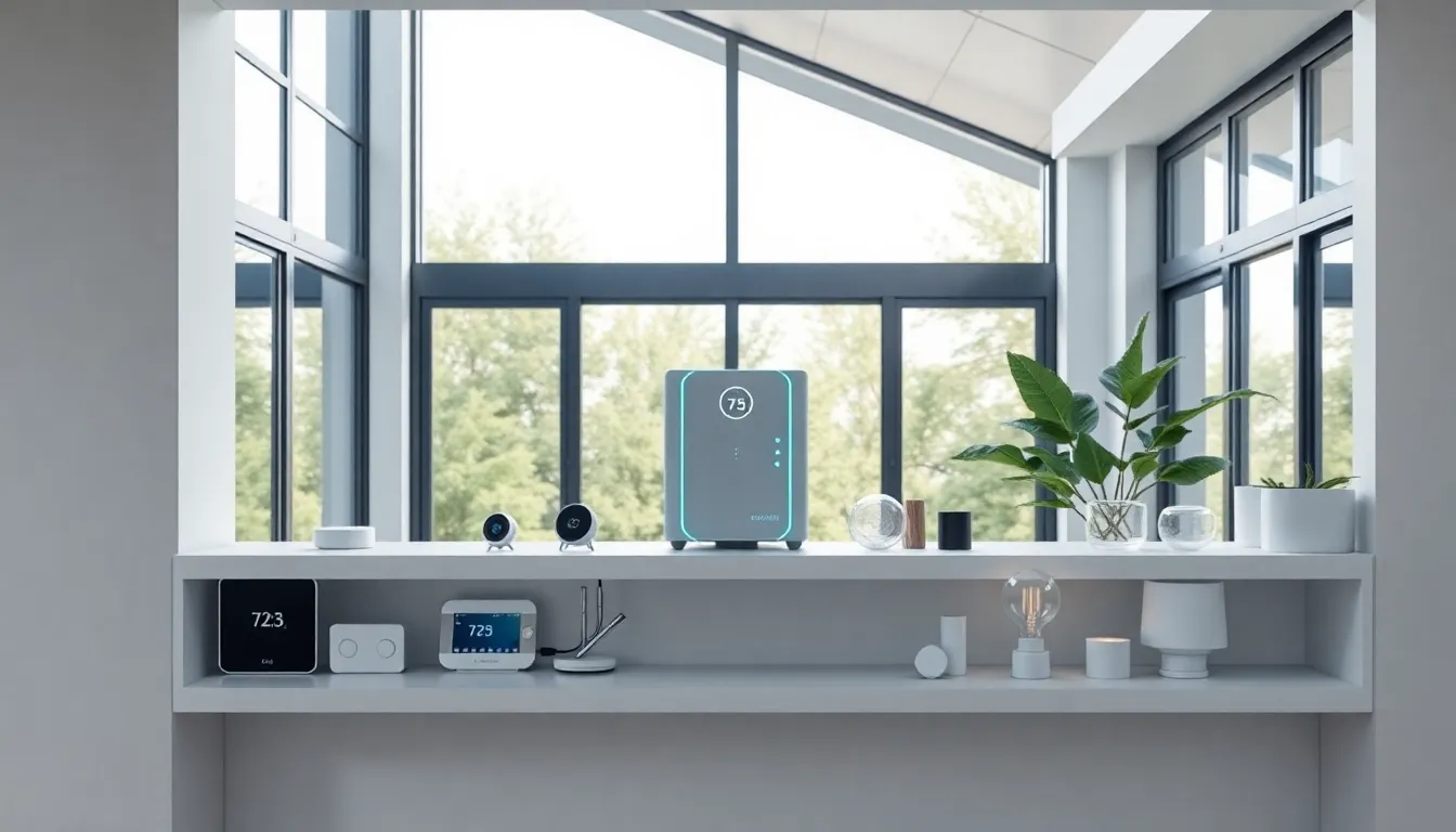 modern smart home showcasing a sleek smart living battery.