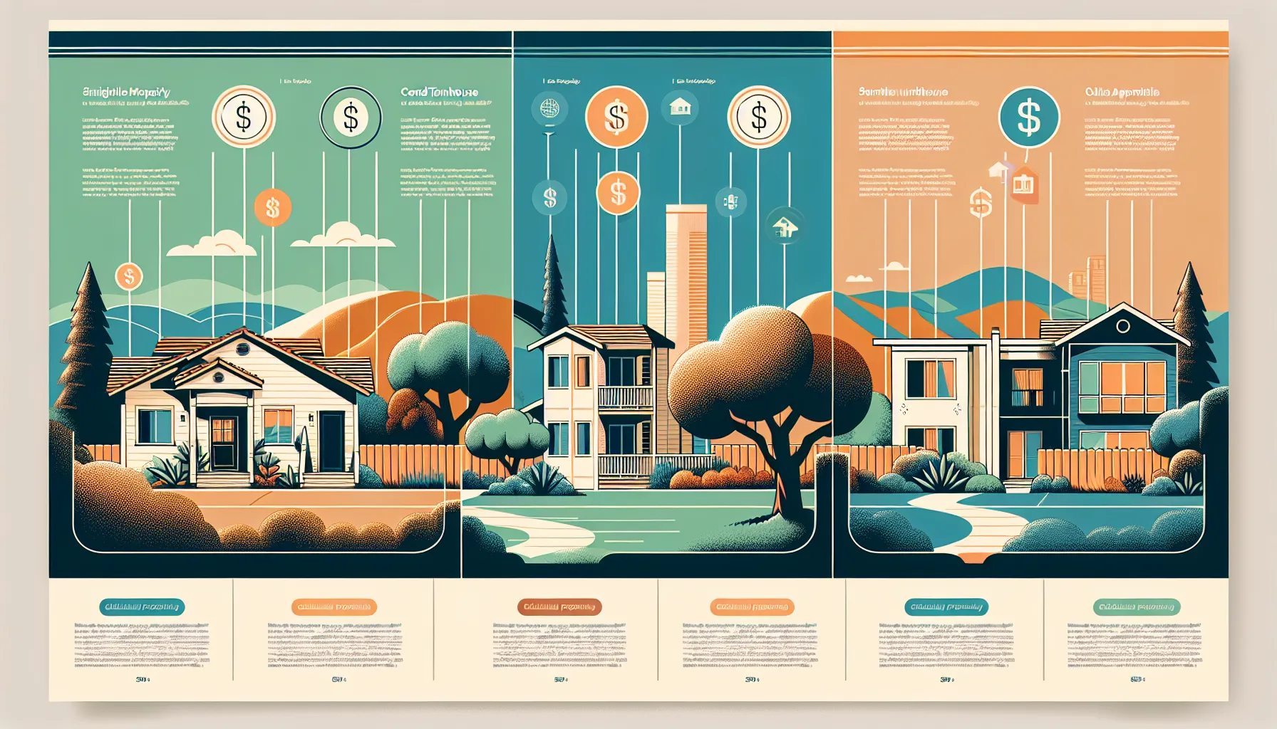 Comparison of single-family, condo, and multi-family investment properties.