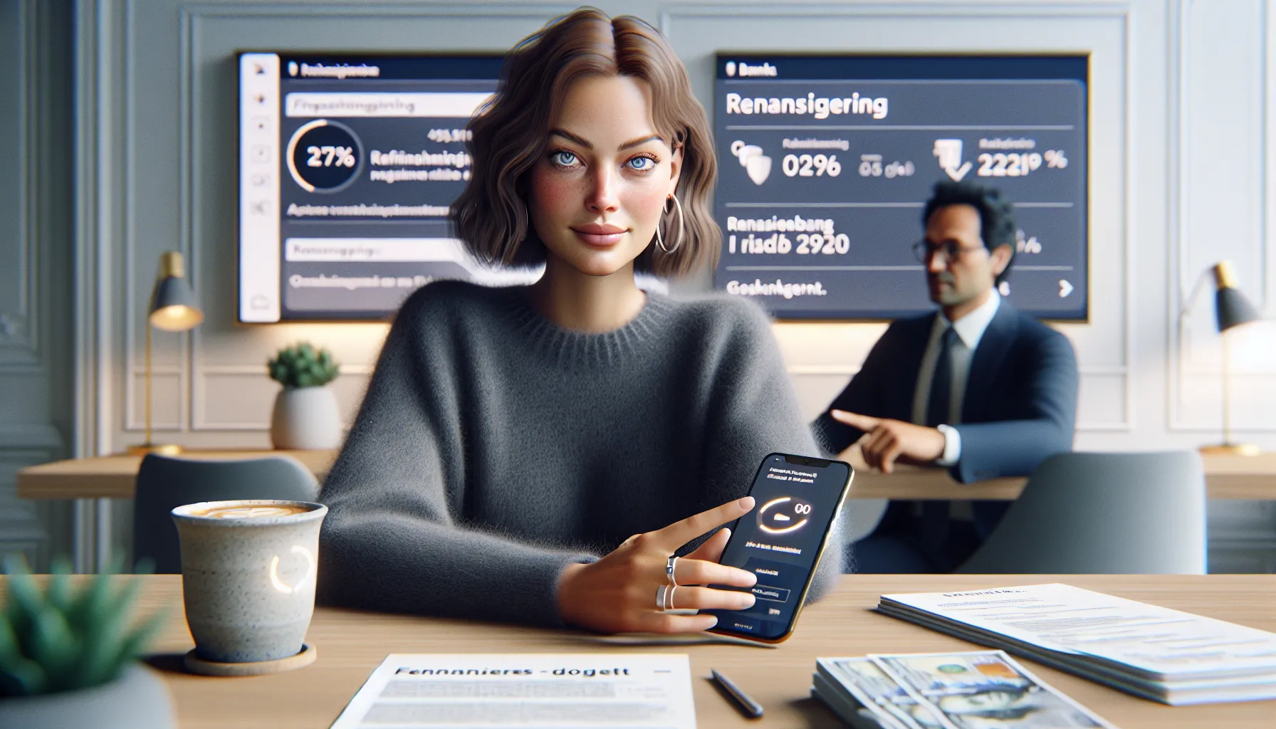 Hva er de viktigste trendene i det norske boligmarkedet i 2025? 2 Young norwegian homebuyer sees approved mortgage amid falling 2025 interest rates.