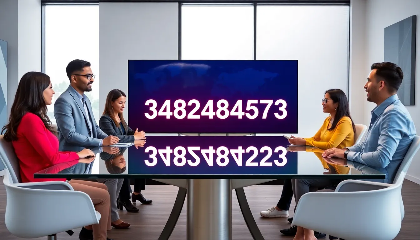 diverse team discussing the importance of a unique identifier.