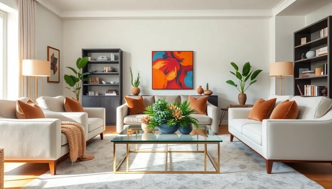 stylish living room showcasing design house decor.