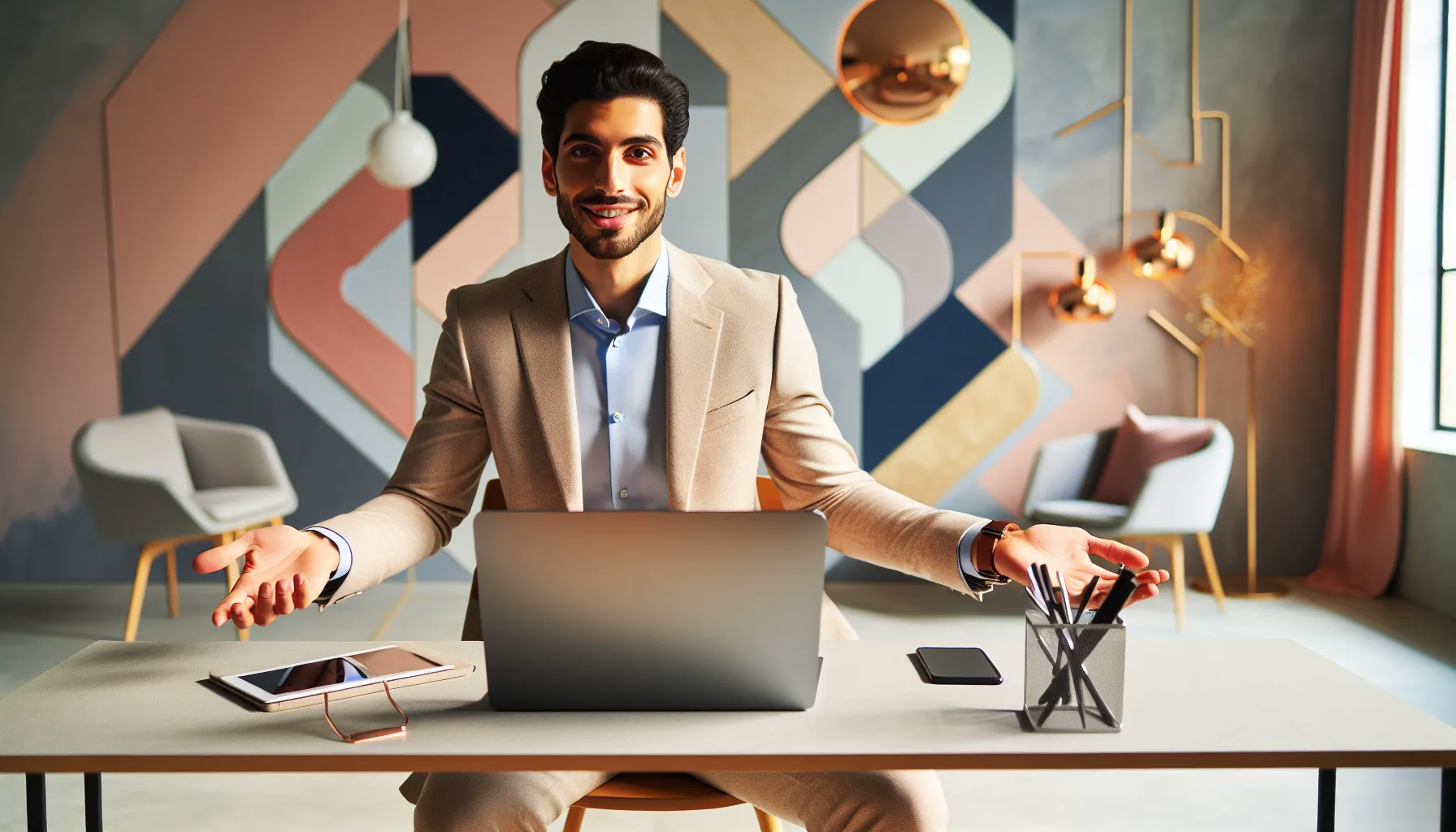 online influencer Alexechristin99 in a modern studio.