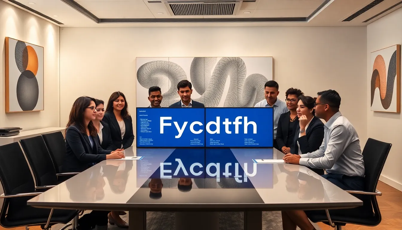 diverse team discussing the meaning of Fycdtfh in a modern office.