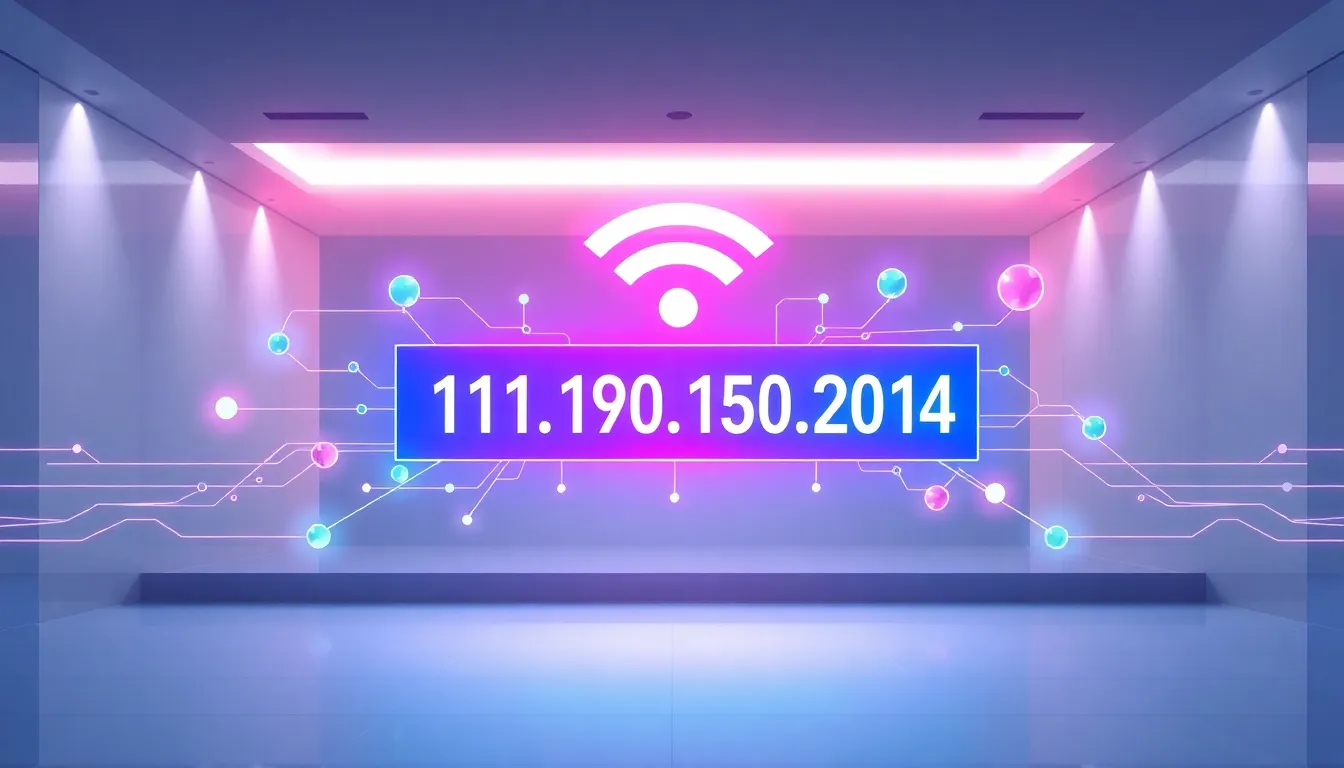 stylized representation of an IP address in a digital setting.