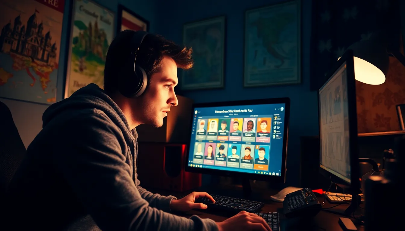 A gamer using Ck2Generator to create characters for Crusader Kings II.