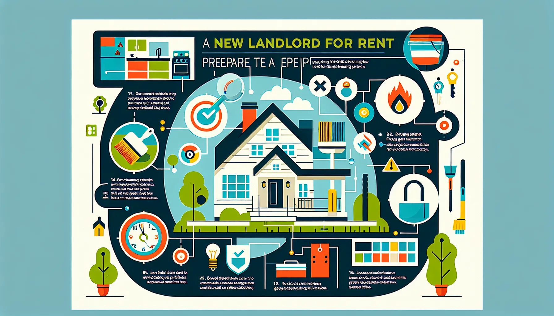 visual guide for new landlords prepping a Danville rental property