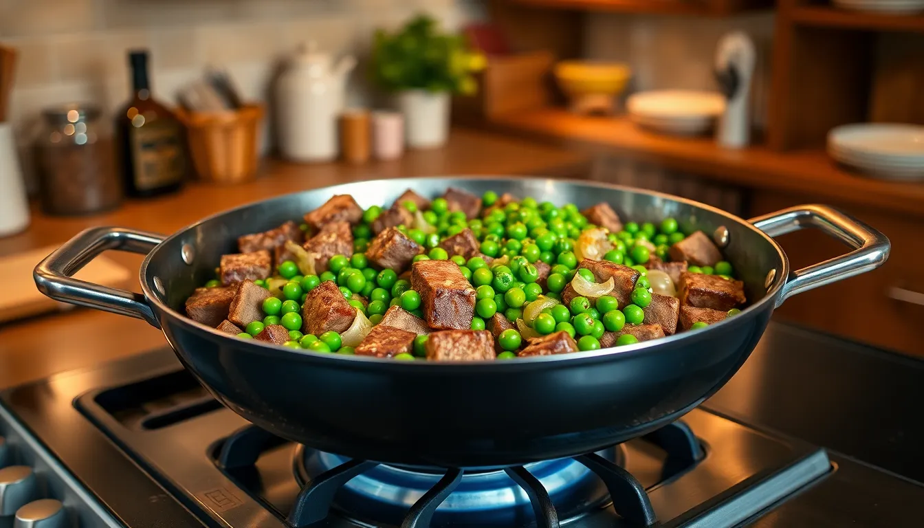 Easy Beef and Peas Recipe: One-Pot Comfort Food Ready in 30 Minutes 6 Easy Beef and Peas Recipe: One-Pot Comfort Food Ready in 30 Minutes 5