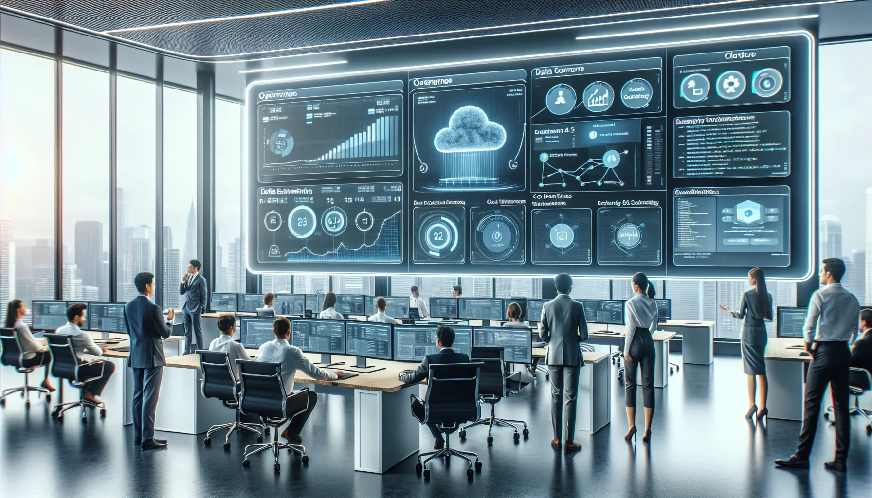 Data team overseeing automated Tableau refresh workflows linked to cloud warehouses and schedulers.
