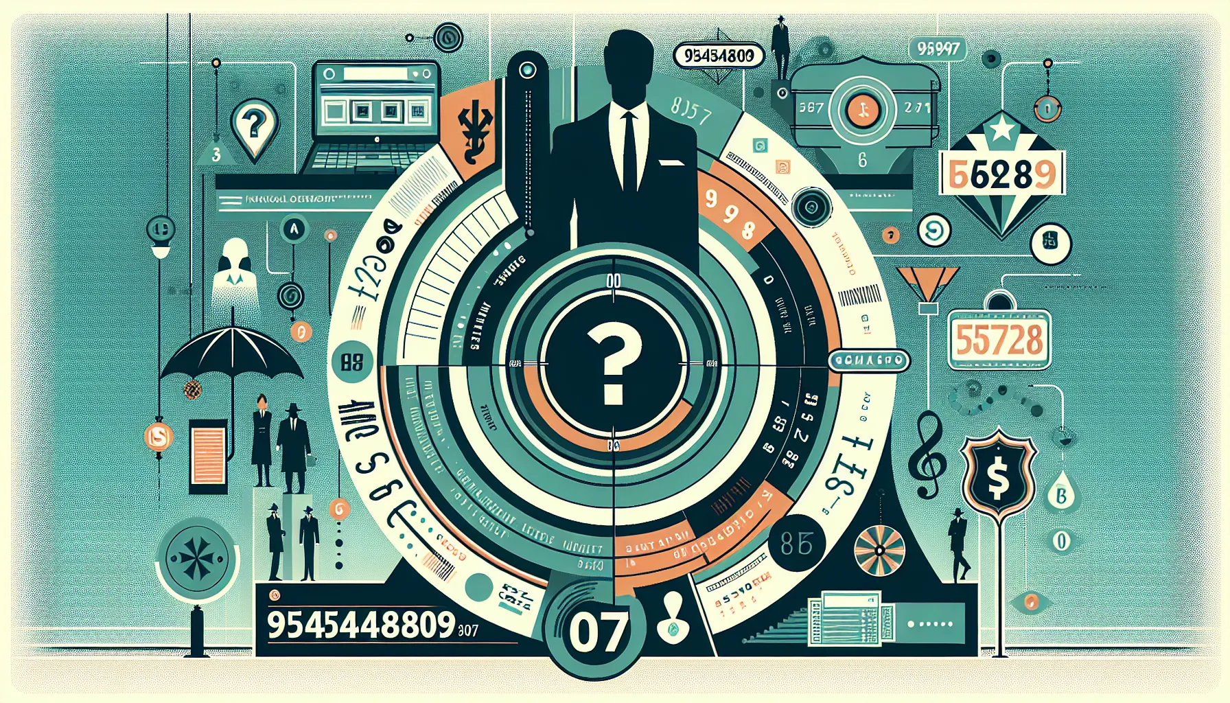 Infographic showing cultural significance of unique numbers, including 9545448809.